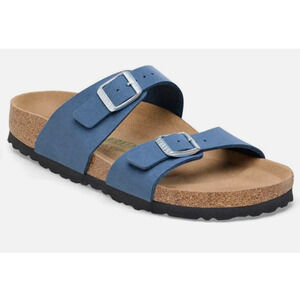 Birkenstock Sydney Vegan Elemental Blue 1026625 Women's size 8 EU 39 NWT